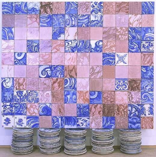 Tela Sobre Platos (Painting on Plates), 1999