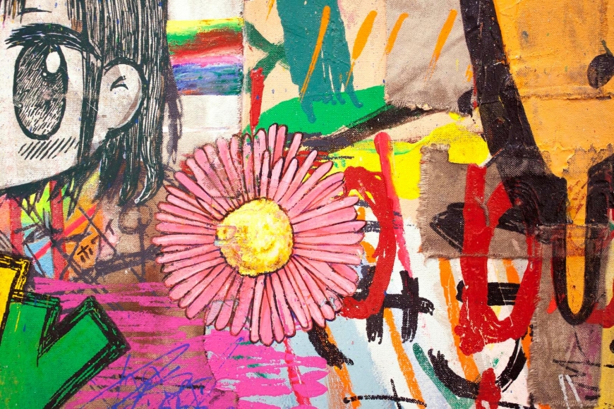MR. Pinkish Gold (detail), 2016