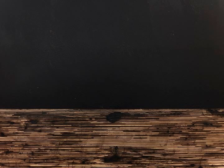 TERESITA FERNÁNDEZ Golden (Obsidian Sky) (detail), 2014