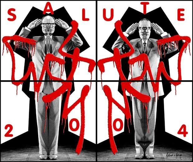 Salute, 2004 mixed media