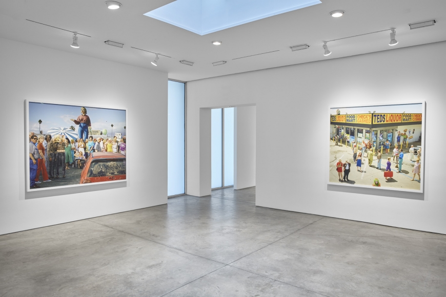 Alex Prager, Play the Wind, Installation view, Lehmann Maupin, New York