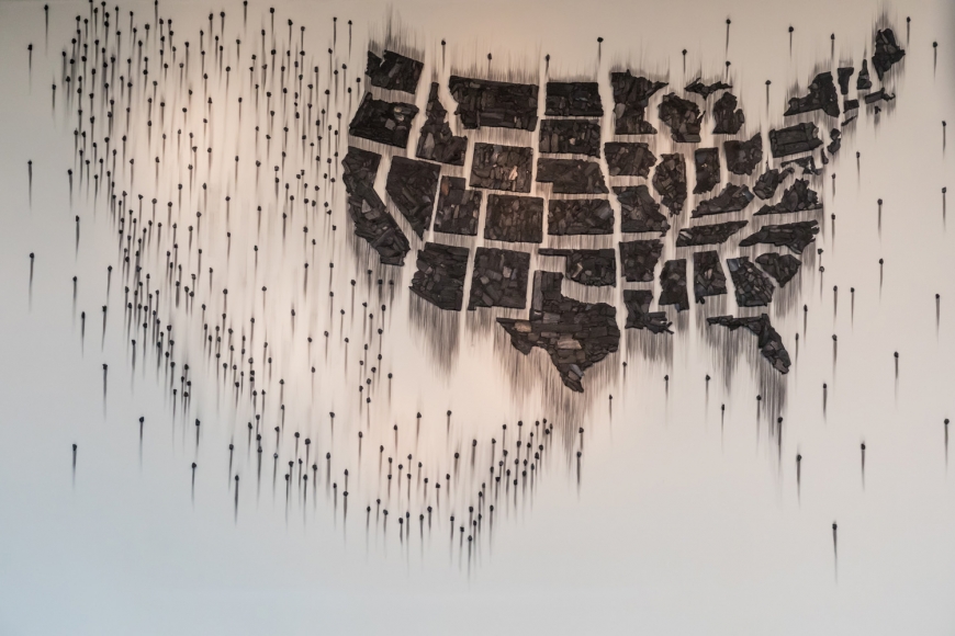 TERESITA FERNÁNDEZ, Fire (United States of the Americas) 2, 2018