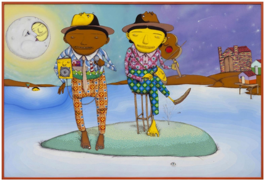OSGEMEOS O Canto da Baleia (The Whale Singing), 2016