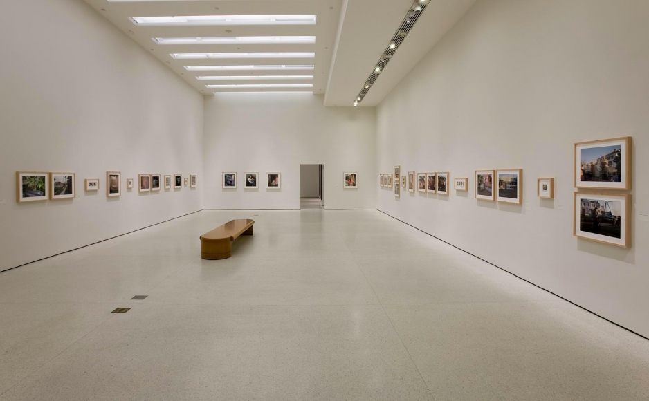 Installation view of Catherine Opie: American Photographer at the Solomon R. Guggenheim Museum, New York