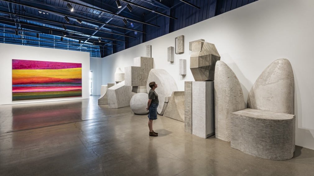 Installation view of Liu Wei Invisible Cities at moCa Cleveland, perspective 12