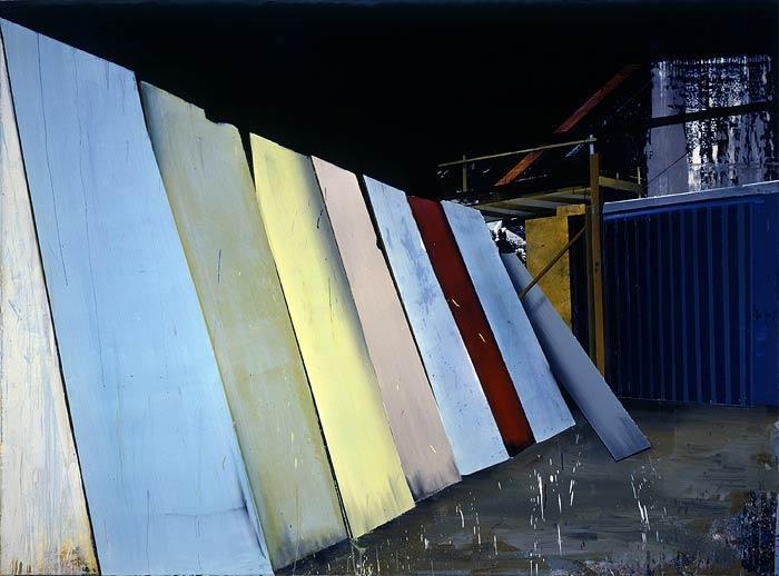 Bauzaun, 2006 oil on canvas