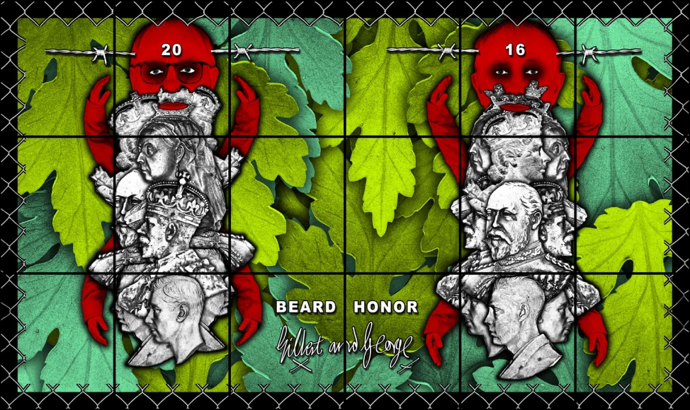 GILBERT & GEORGE, BEARD HONOR, 2016