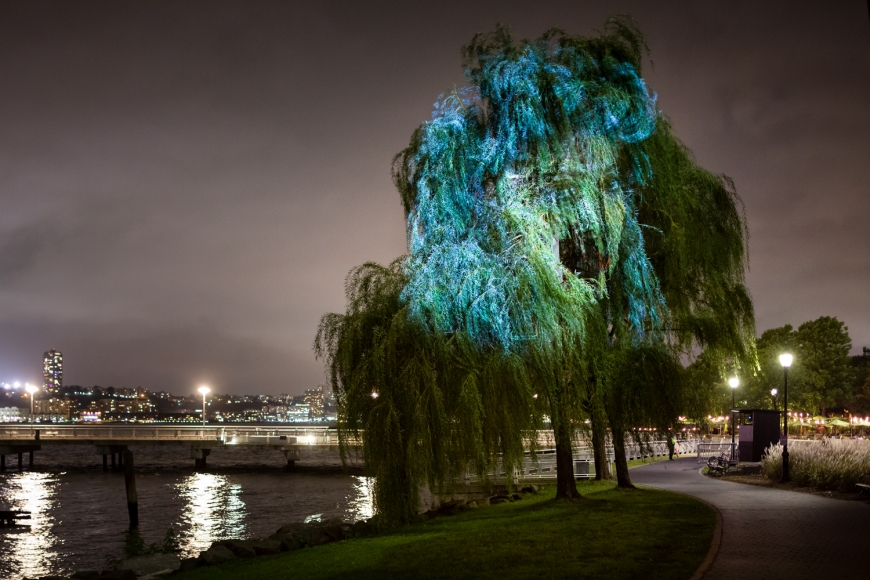 TONY OURSLER Tear of the Cloud, 2018 