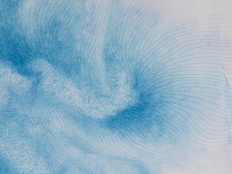 SHIRAZEH HOUSHIARY Meander (detail), 2016