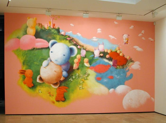 mi-mi-do, 2004 pastel and paint