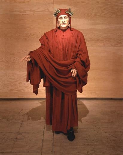 Dante, 2000 wax, linen, found shoes
