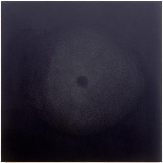 Breath, 1999 black aquacryl and graphite on canvas