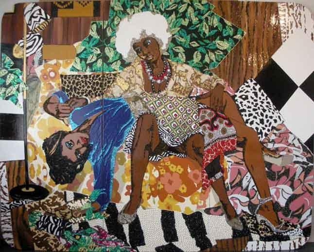 MICKALENE THOMAS La Lecon d'amour, 2008