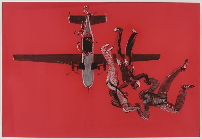 ALEXEY KALLIMA From the series "Chechen Women's Team of Parachute Jumping and Its Virtual Fans", 2008