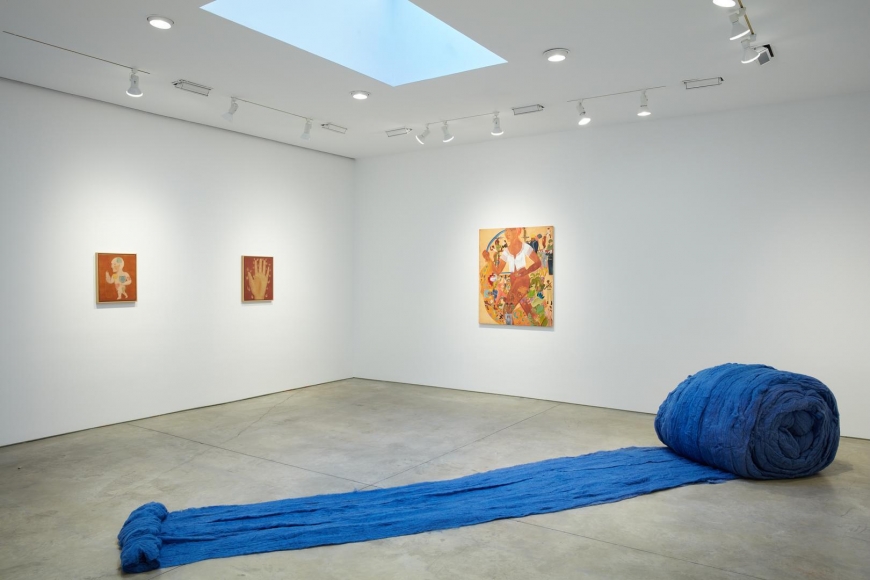 CECILIA VICUÑA Caracol Azul (Blue Snail), 2017