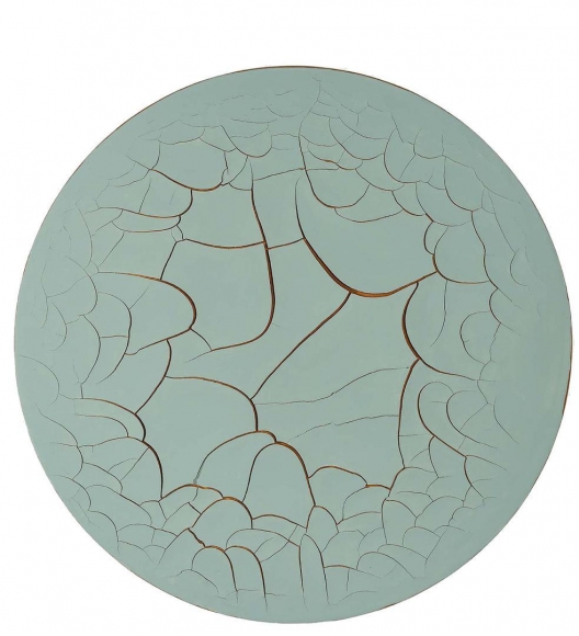 ADRIANA VAREJÃO Monocromo Celadon Redondo, 2015
