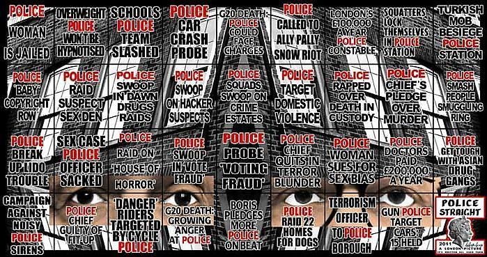 GILBERT & GEORGE, Police Straight, 2011