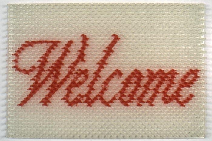 Doormat:Welcome (White), 2000