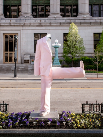 ERWIN WURM Half Big Suit, 2016 