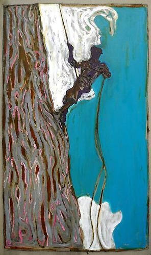 BILLY CHILDISH Toni Kurz Descending (study 1), 2011