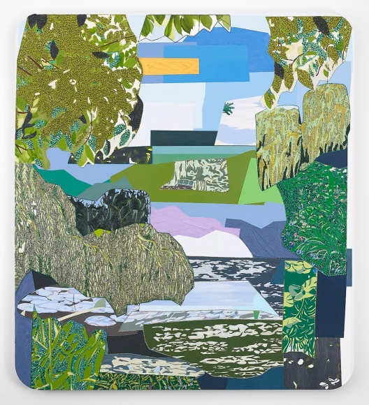 MICKALENE THOMAS Vertical View of Jardin d'Eau, 2012