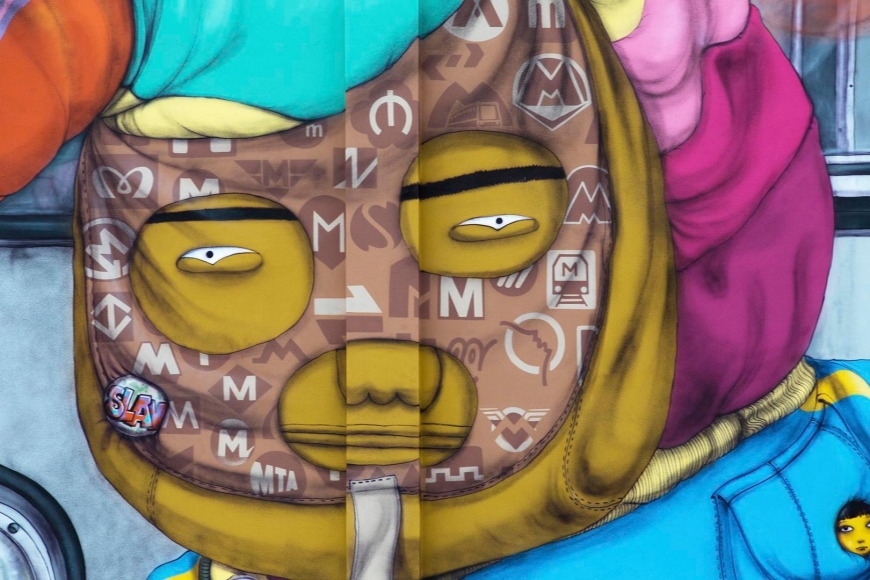 OSGEMEOS Efêmero (detail), 2016