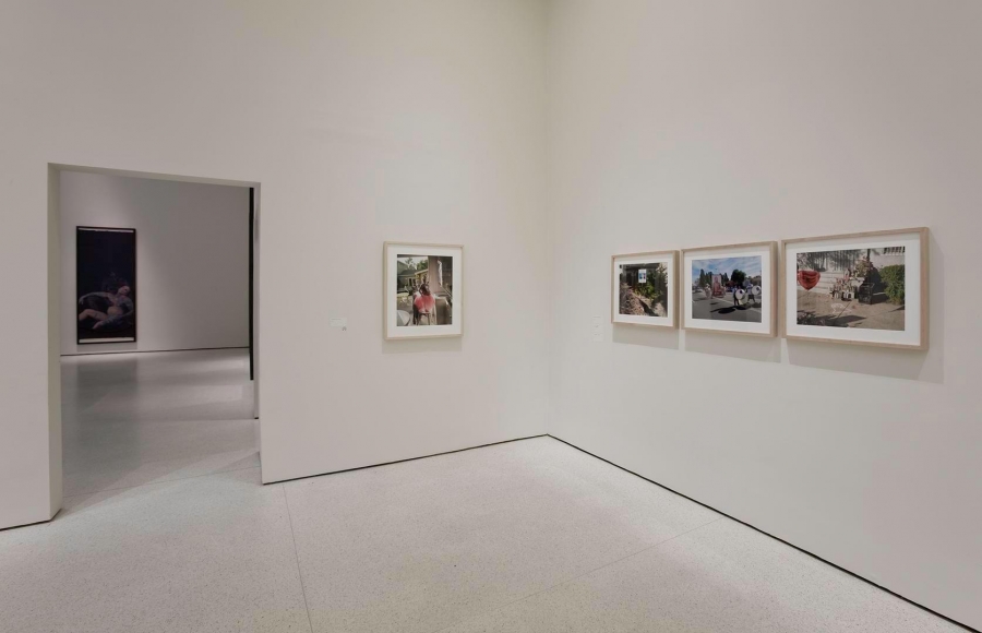 Installation view of Catherine Opie: American Photographer at the Solomon R. Guggenheim Museum, New York