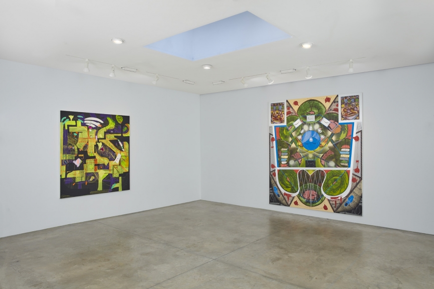 cart, horse, cart, Installation view at Lehmann Maupin, New York 22nd Street