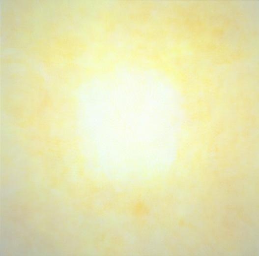 Penumbra, 1999 white aquacryl with pigment and pencil on canvas