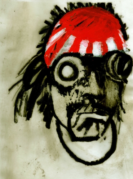 Il Coccodeista (Self-portrait with pechan prisms), 1997