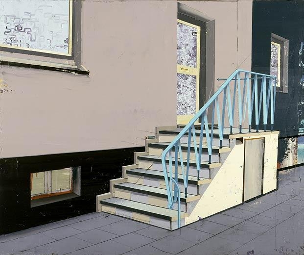 Treppe, 2005 mixed media on canvas