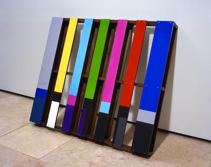 Broadcast, 2005 polyurethane, walnut, tung oil, stainless steel nails
