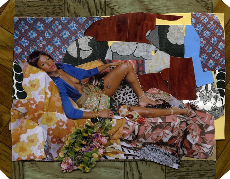 MICKALENE THOMAS, Tamika Sur Une Chaise Longue, 2008