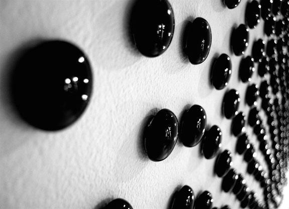 TERESITA FERNÃNDEZ Projection Screen (Black Onyx) (detail), 2007