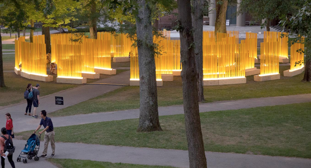 Teresita Fernández, Autumn (...Nothing Personal), 2018