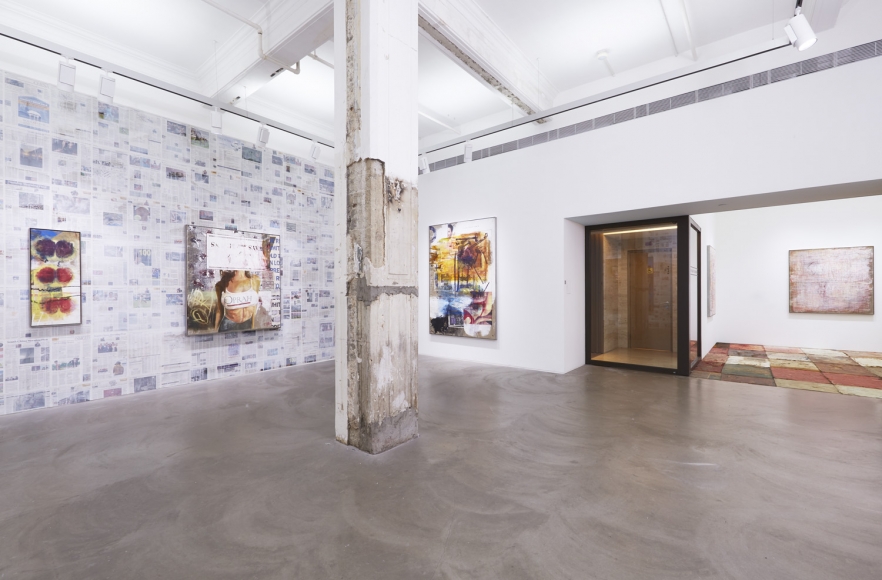 Mandy El-Sayegh, Dispersal, Installation view at Lehmann Maupin, Hong Kong
