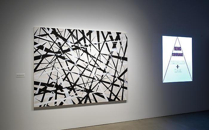 Installation view at The Warehouse Gallery at Syracuse University, 2008