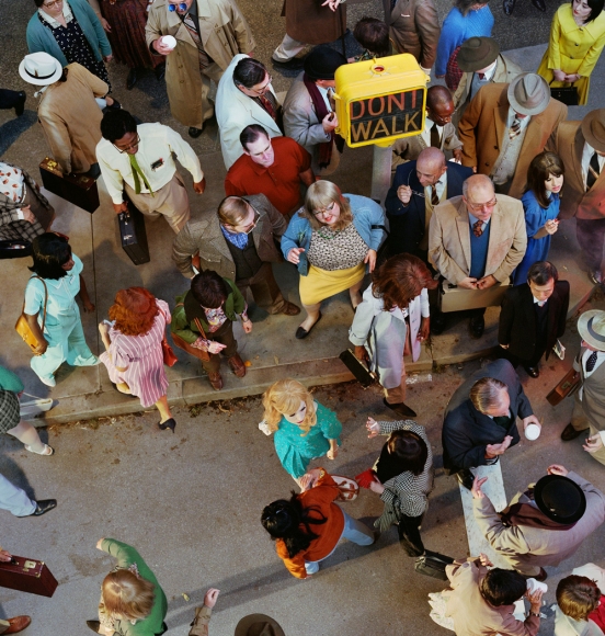 ALEX PRAGER, Crowd #11 (Cedar and Broad Street), 2013
