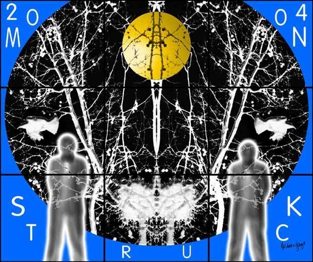 Moonstruck, 2004 mixed media