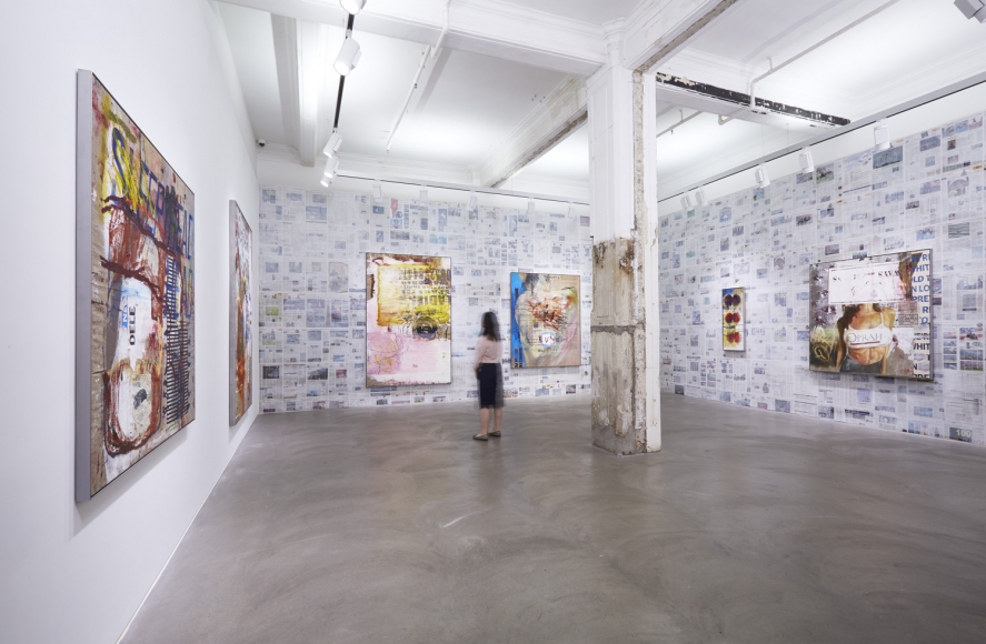 Mandy El-Sayegh, Dispersal, Installation view at Lehmann Maupin, Hong Kong