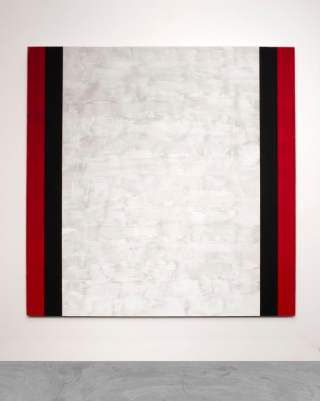 MARY CORSE, Untitled (Red, Black, White), 2015