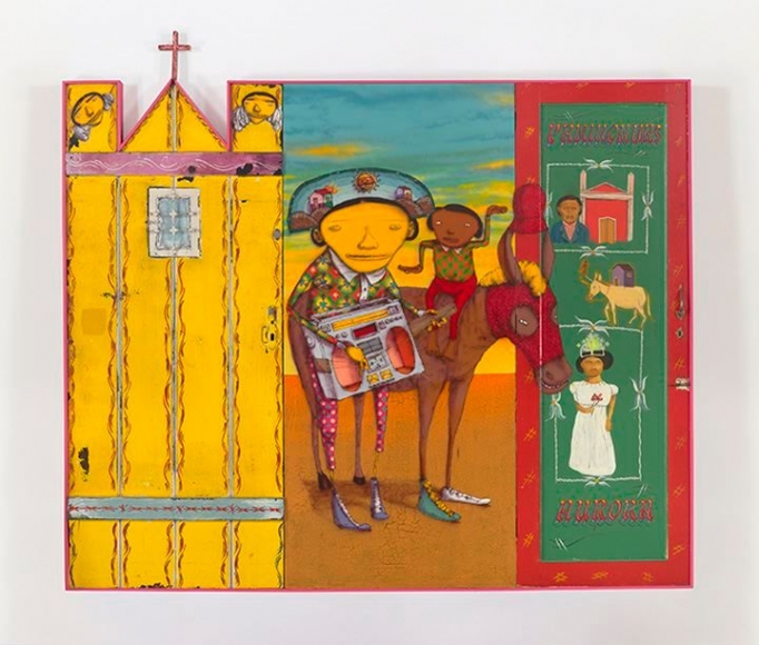 OSGEMEOS É hora de dançar break (It's time for some break dance), 2015