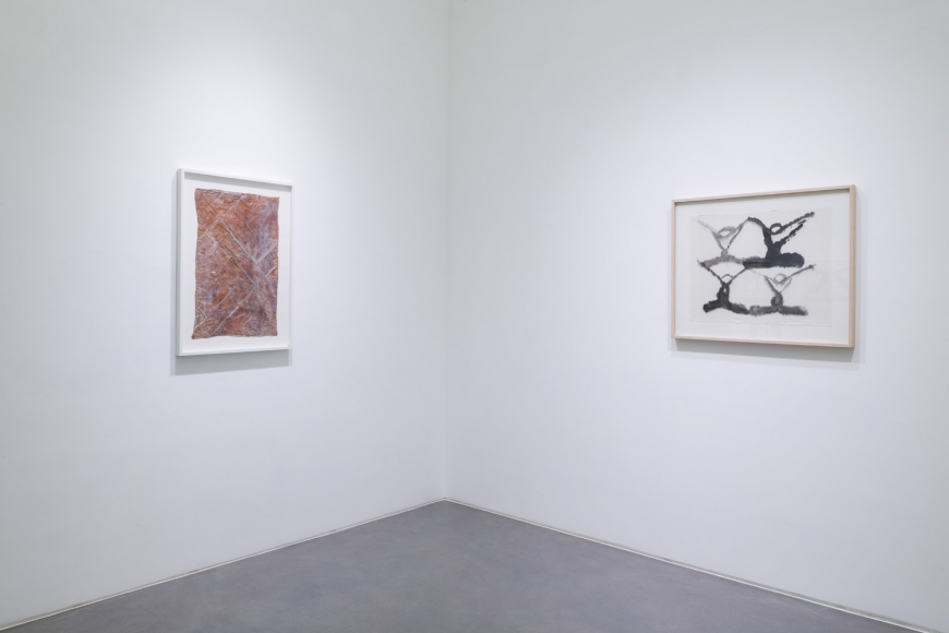 Ninth installation view of the group exhibition be/longing at Lehmann Maupin Hong Kong