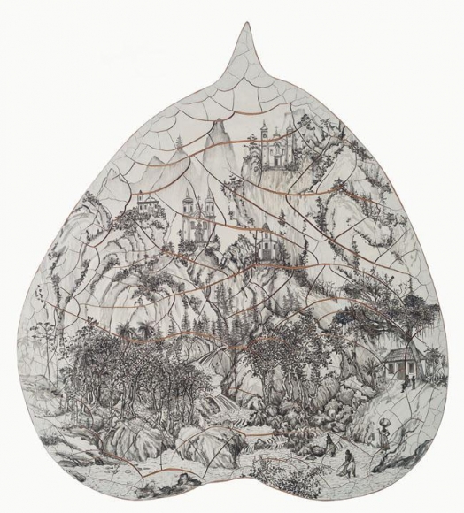 ADRIANA VAREJÃO Paisagem sino-brasileira, 2015