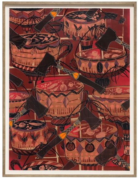 LARI PITTMAN, Found Buried: Textile for a Political Demonstration, 2020