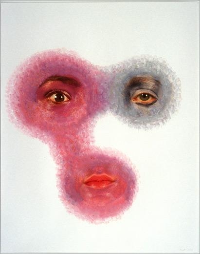 Vap, 2004 acrylic and collage on paper