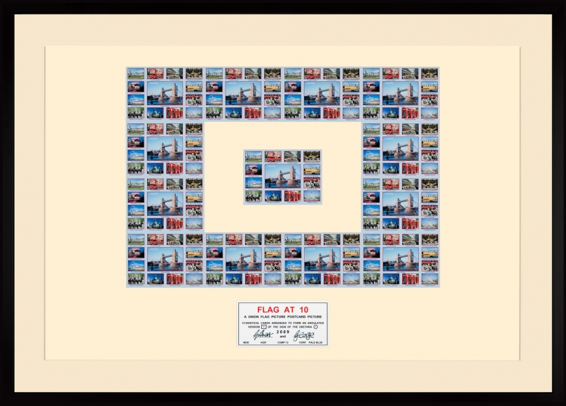 GILBERT & GEORGE, Flag At 10, 2009