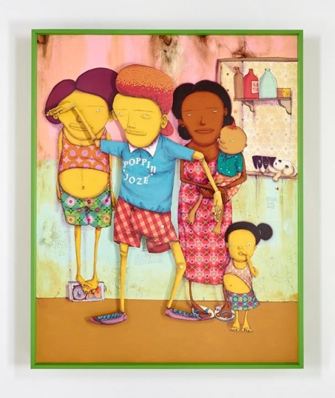 OSGEMEOS O Dia Da Festa de Break (The Break Party's Day), 2016