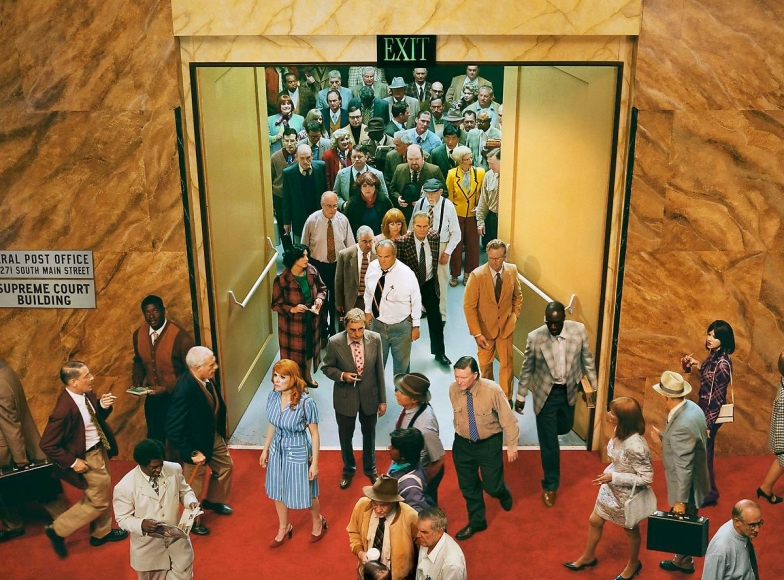 ALEX PRAGER Crowd #8 (City Hall), 2013