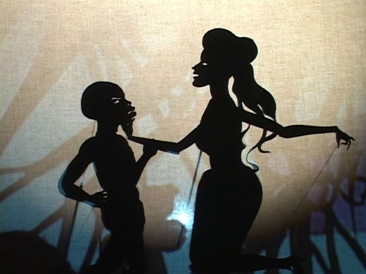 KARA WALKER Fall Frum Grace, Miss Pipi’s Blue Tale (film still), 2011